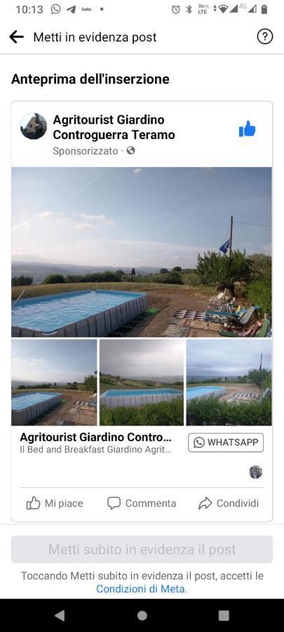 Bed&Breakfast Giardino Agritourist Controguerra Екстер'єр фото